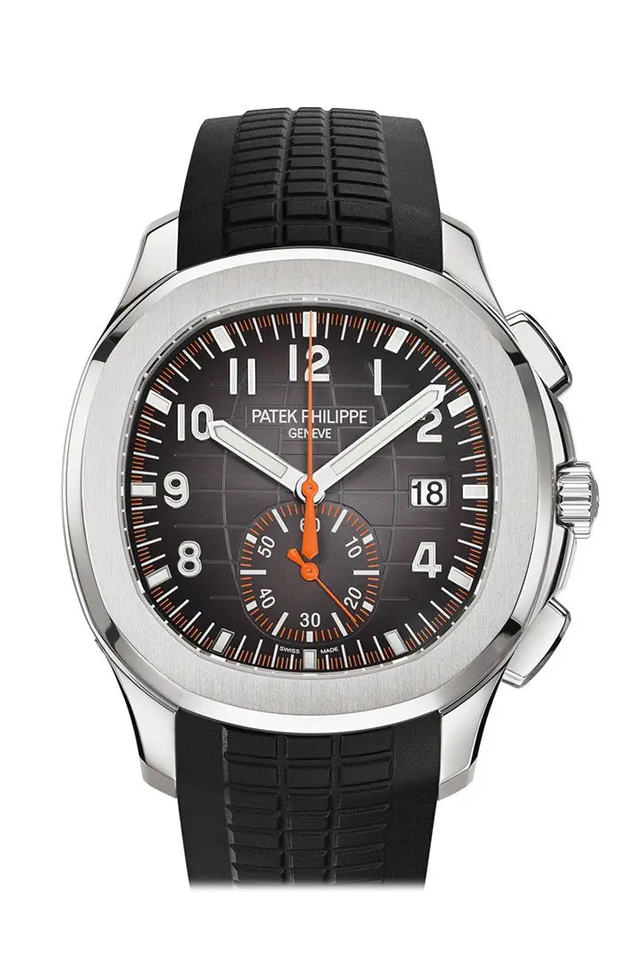 Patek Philippe Aquanaut Black Dial Automatic Men’s Chronograph Watch 5968A-001
