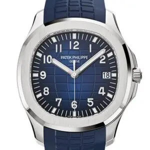 Patek Philippe Aquanaut Blue Dial 18K White Gold Men’s Watch 5168G-001