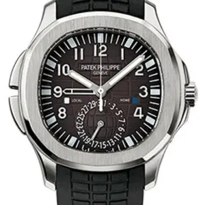 Patek Philippe Aquanaut Dual Time Black Dial Automatic Men’s Watch 5164A-001