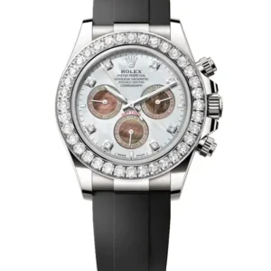 Rolex Cosmograph Daytona Oyster, 40 mm, white gold and diamondsReference 126589RBR