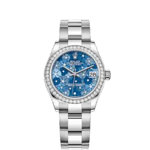 Rolex Datejust 31mm, Oystersteel and 18k White Gold with Diamonds, Ref# 278384rbr-0039