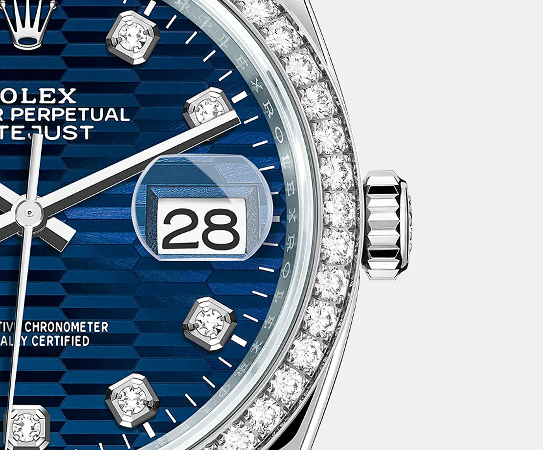 Rolex Datejust 36mm, Oystersteel and 18k White Gold, Ref# 126284rbr-0049 - Image 4