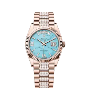 Rolex Day-Date 36, 18k Everose Gold with Diamond-set, 36mm, Ref# 128235-0065