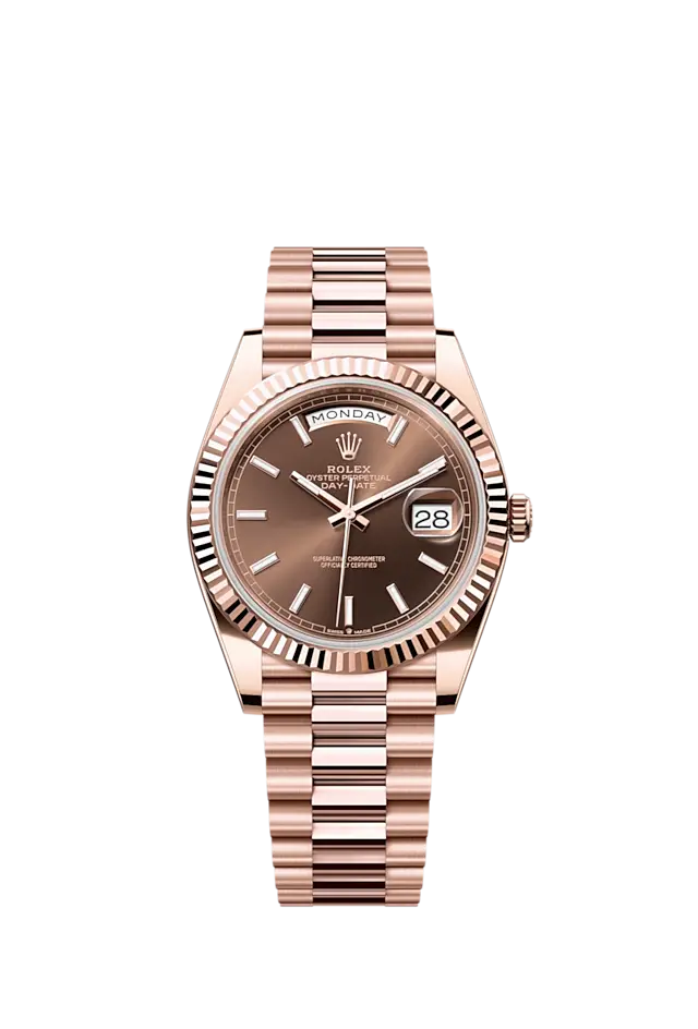 Rolex Day-Date 40, 18k Everose Gold, 40mm, Ref# 228235-0053