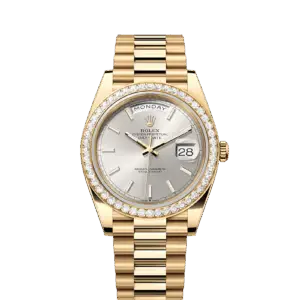 Rolex Day-Date 40, 18k Yellow Gold with Diamond-set, 40mm, Ref# 228348rbr-0042