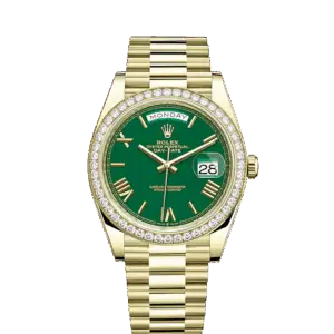 Rolex Day-Date, 40mm, 18k Yellow Gold and Diamonds, Ref# 228348rbr-0040
