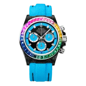 ROLEX Diw Daytona carbon rainbow blue 40mm carbon