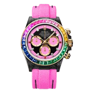 ROLEX Diw Daytona carbon rainbow pink 40mm carbon