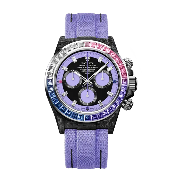 ROLEX Diw Daytona carbon rainbow violet 40mm carbon
