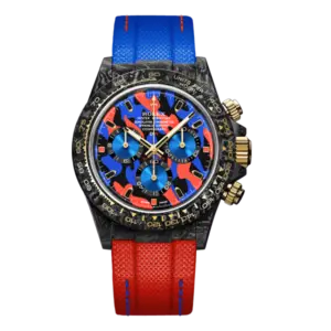 ROLEX Diw Daytona military red 40mm oyster black