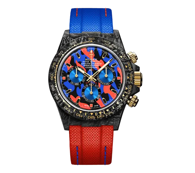 ROLEX Diw Daytona military red 40mm oyster black