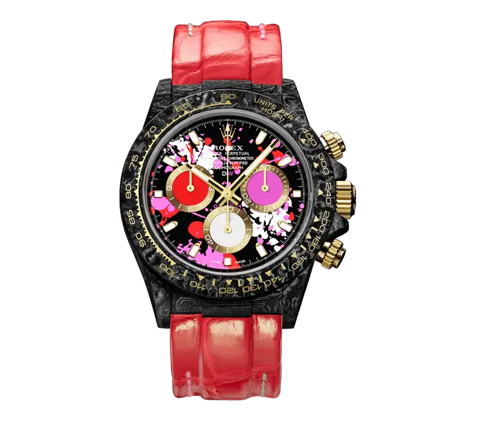 ROLEX Diw Daytona motley red 40mm oyster black