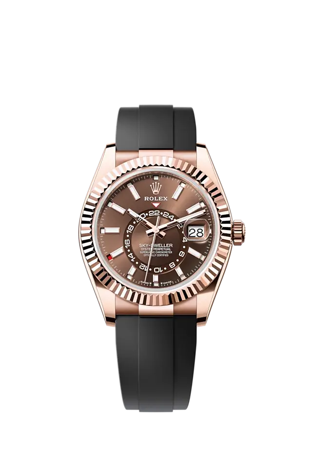 Rolex Sky-Dweller, 42mm, 18k Everose Gold, Ref# 336235-0002