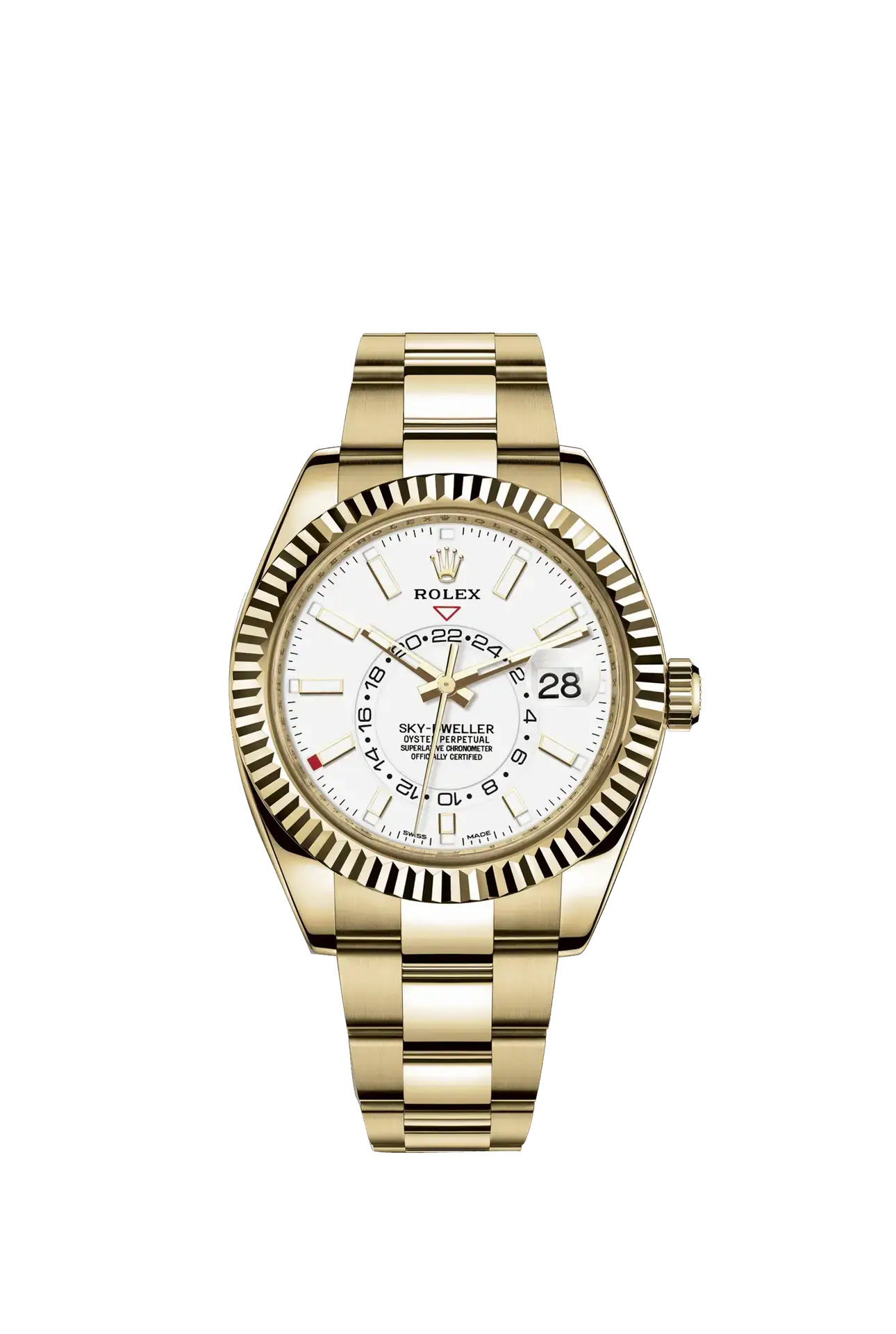 Rolex Sky-Dweller 42mm, 18k Yellow Gold, Ref# 326938-0005