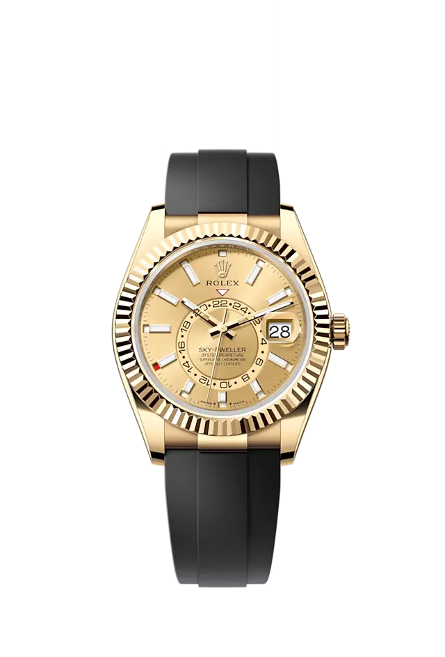 Rolex Sky-Dweller, 42mm, 18k Yellow Gold, Ref# 336238-0001