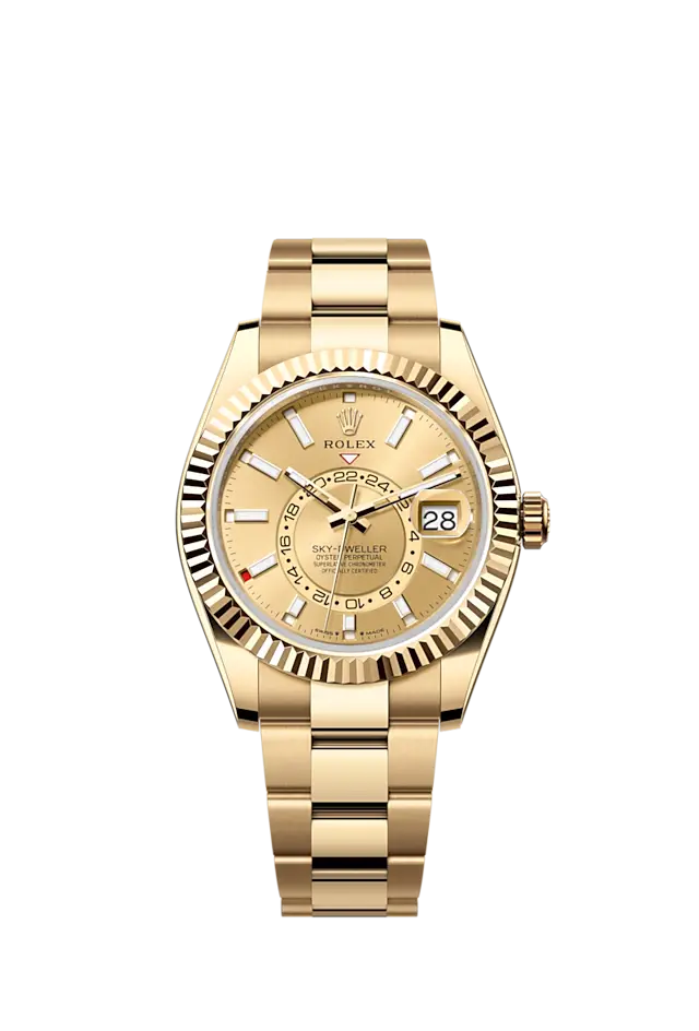 Rolex Sky-Dweller, 42mm, 18k Yellow Gold, Ref# 336938-0001