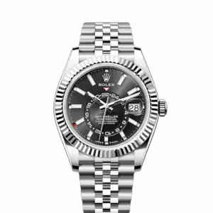 Rolex Sky-Dweller, 42mm, Oystersteel and 18k White Gold, Black, Jubilee, Ref# 336934-0008