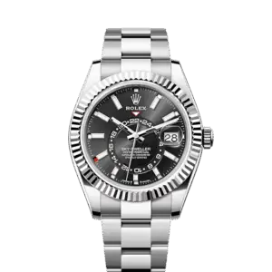 Rolex Sky-Dweller, 42mm, Oystersteel and 18k White Gold, Black, Oyster, Ref# 336934-0007