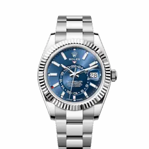 Rolex Sky-Dweller, 42mm, Oystersteel and 18k White Gold, Blue, Oyster, Ref# 336934-0005