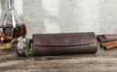 Vintage Leather Travel 4 Slot Watch Roll