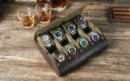 Vintage Leather Travel 8 Slot Watch Roll