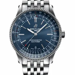 Breitling Navitimer Automatic 41Mm Blue Dial Silver Steel Strap Men'S Watch - A17326161C1A1