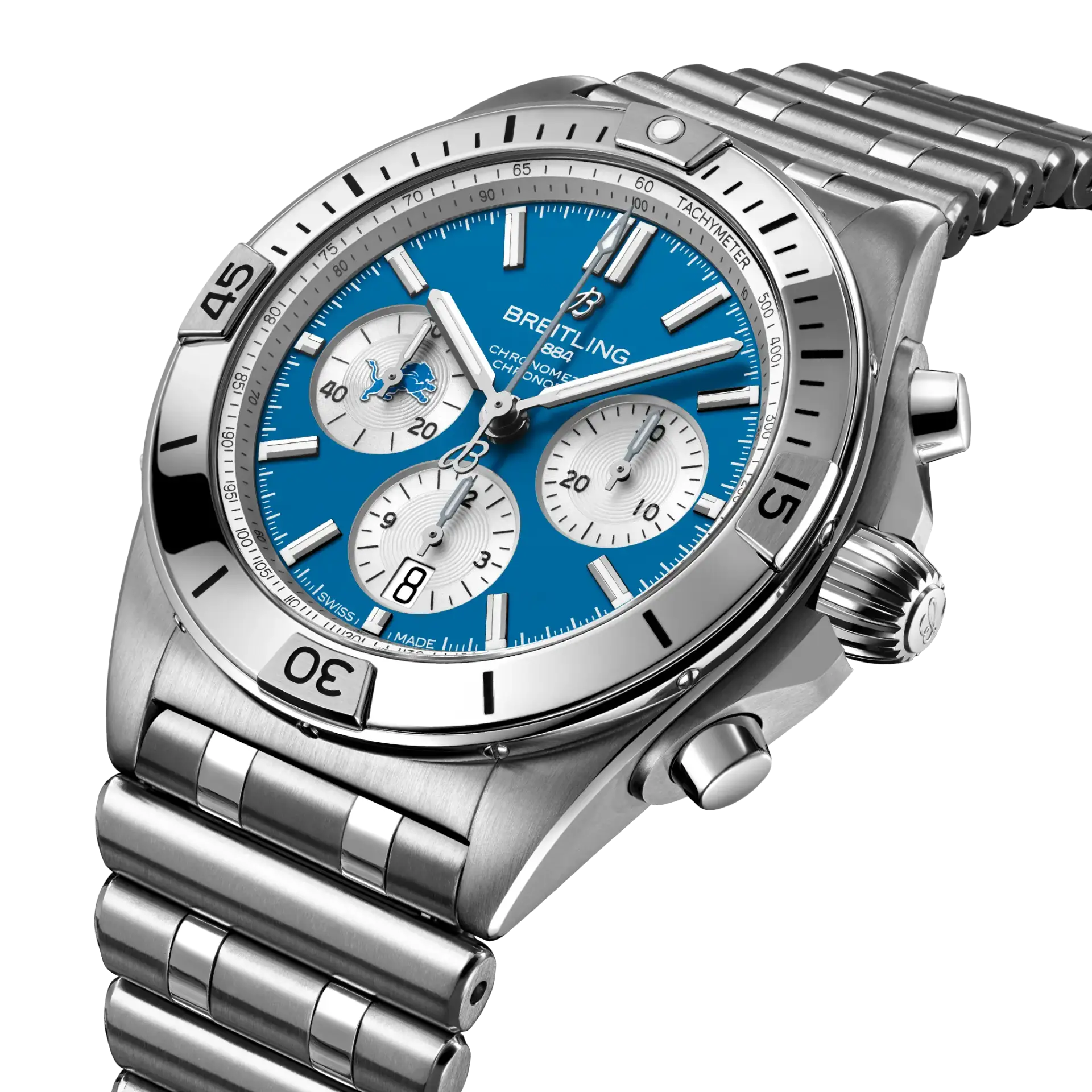 Breitling Chronomat B01 42 Nfl Detroit Lions Edition Ab01342B1Cca1 - Image 2