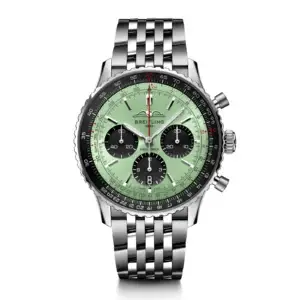 Breitling Ab0138241L1A1 Navitimer B01 Green Dial - ?ew