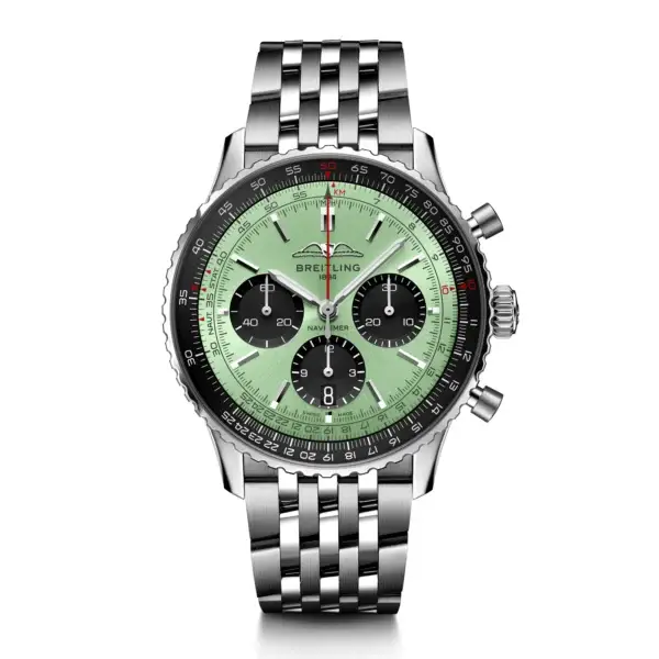 Breitling Ab0138241L1A1 Navitimer B01 Green Dial - ?ew