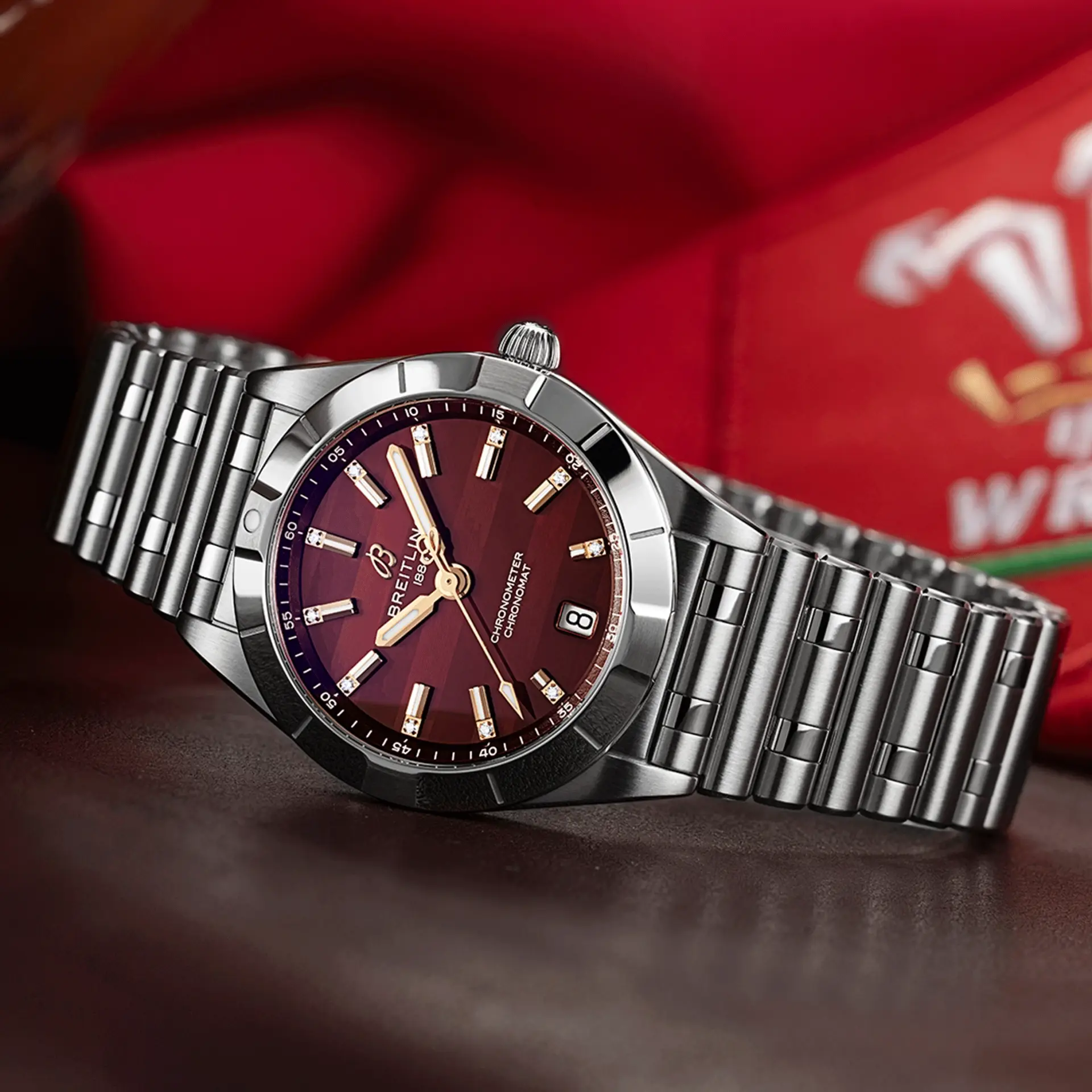 Breitling Chronomat 32Mm Six Nations Wales A773108A1K1A1 - Image 5