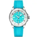 Breitling Superocean 36Mm Turquoise Dial Ladies Automatic Strap Watch
