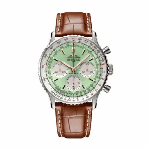 Breitling Ab0139211L1P1 Navitimer B01 Green Dial - ?ew