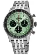 Breitling Ab0138241L1A1 Navitimer B01 Green Dial - ?ew