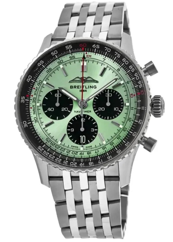 Breitling Ab0138241L1A1 Navitimer B01 Green Dial - ?ew - Image 3