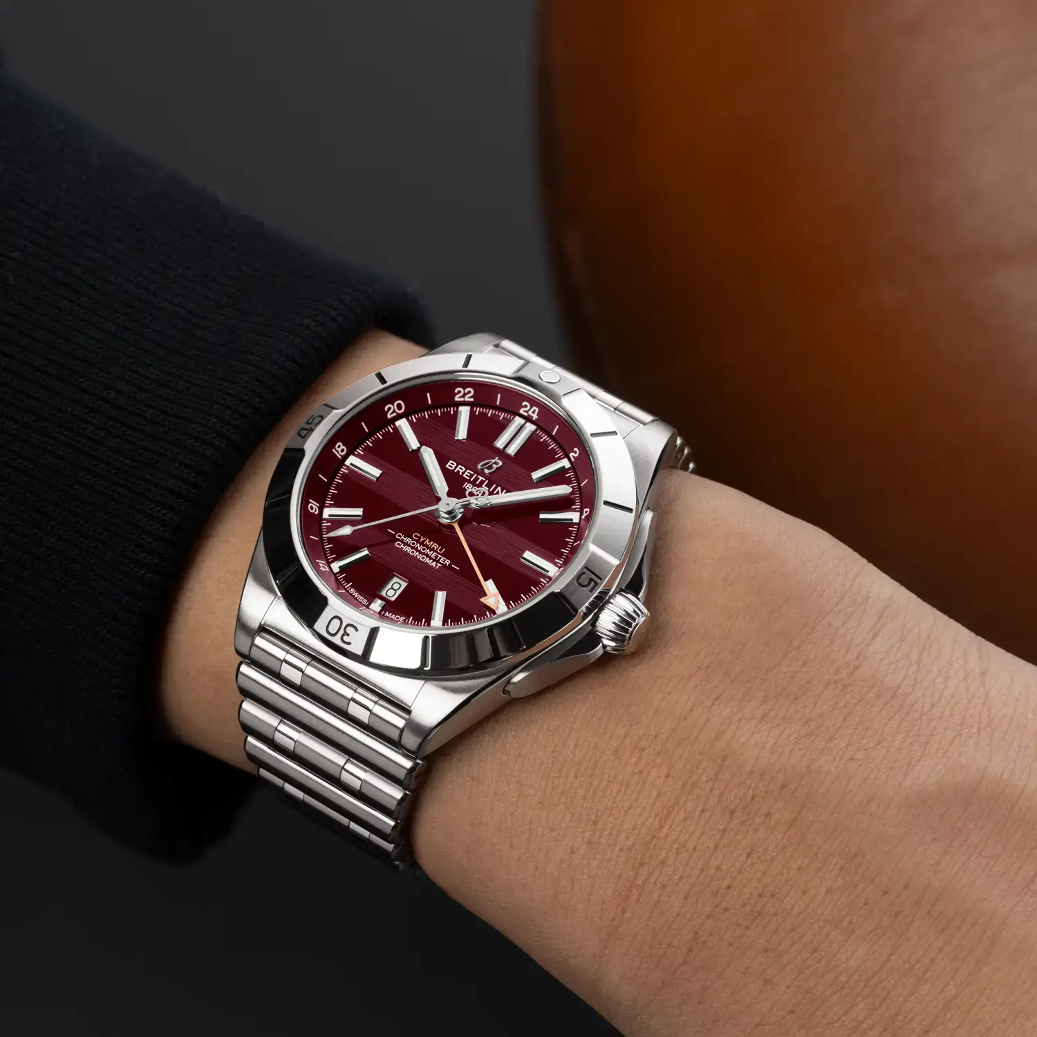 Breitling Chronomat Automatic Gmt 40 Six Nations Wales A323988B1K1A1 - Image 5