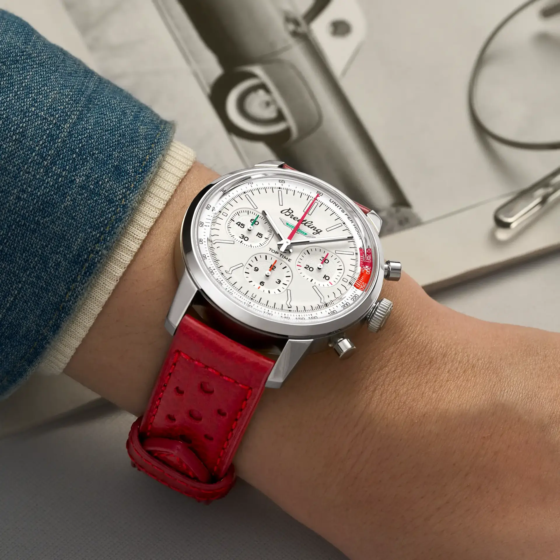 Breitling Top Time B01 Ford Thunderbird 41Mm Ab01766A1A1X1 - Image 4